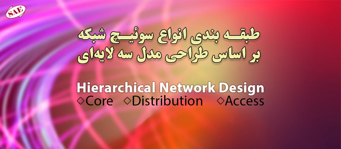 انواع سوئیچ شبکه بر اساس طراحی مدل سه لایه ای